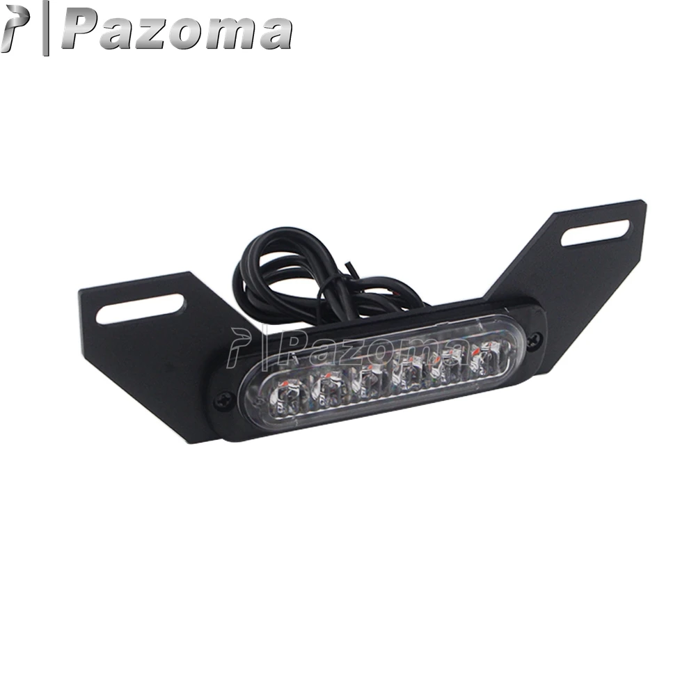 Motorcycle LED License Plate Light Auxiliary Lamp Rear Brake Blinker Taillight For Harley Fat Boy Low Rider Deluxe Slim Fat Bob
