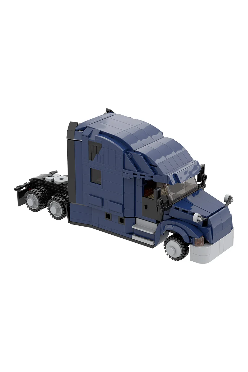 

Gobricks MOC Freightliner Cascadia, строительные блоки, модель Freightliner Cascadia, тяжелые грузовики, кирпичи, сборные игрушки, подарки для детей