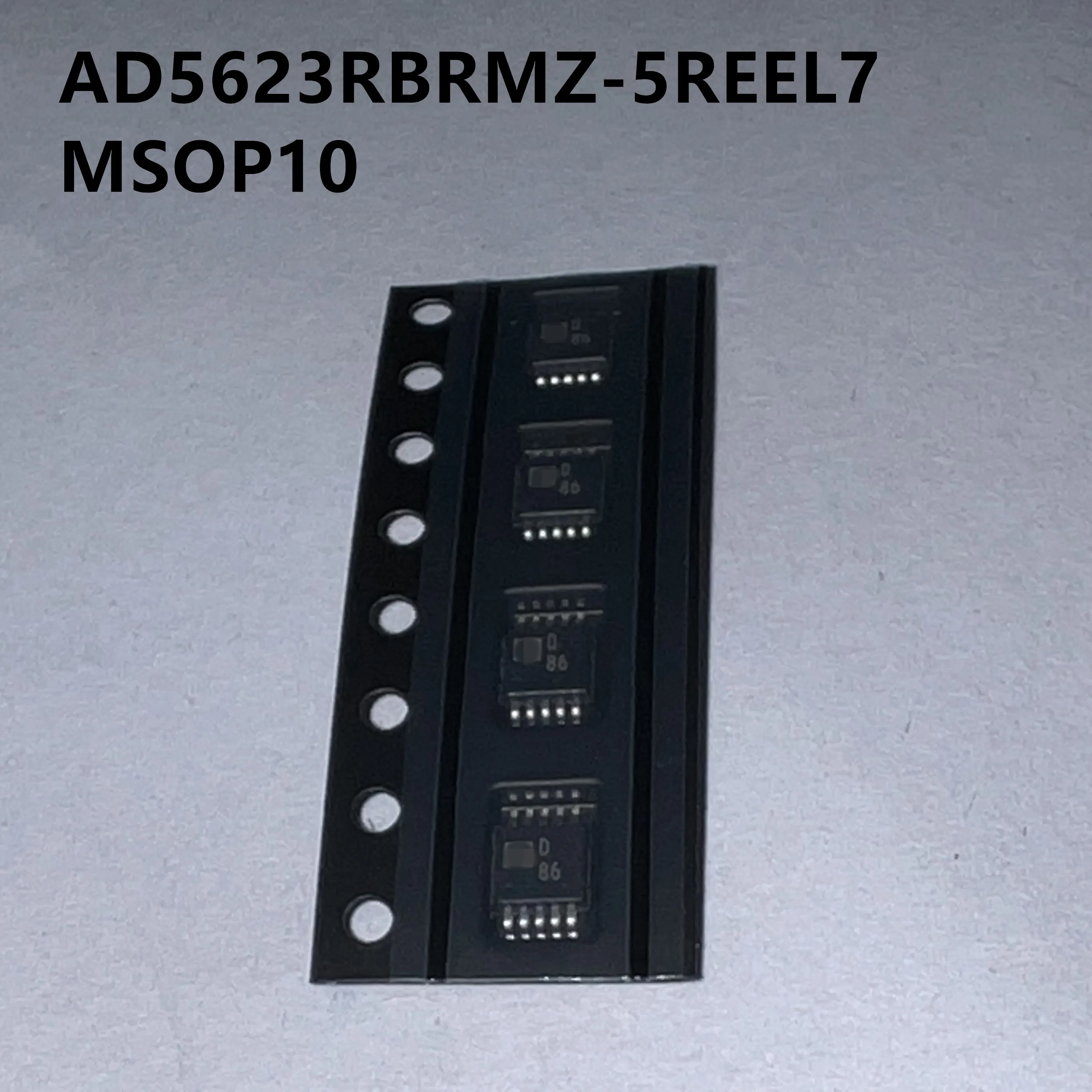 10pcs  100% New Imported Original AD5623RBRMZ-5REEL7  086 MSOP10 Dual 12-/14-/16-Bit nanoDAC with 5 ppm/C On-Chip Reference REV