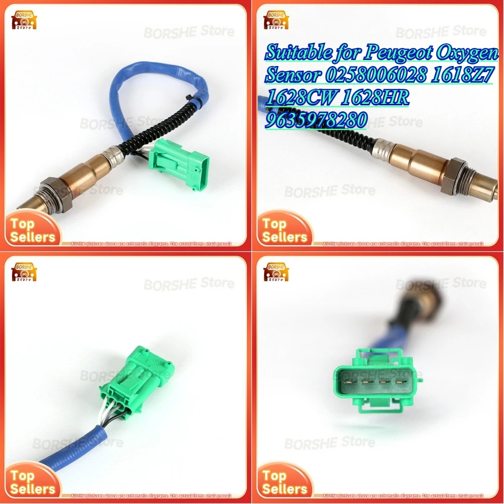 

2026 Suitable for Peugeot Oxygen Sensor 0258006028 1618Z7 1628CW 1628HR 9635978280