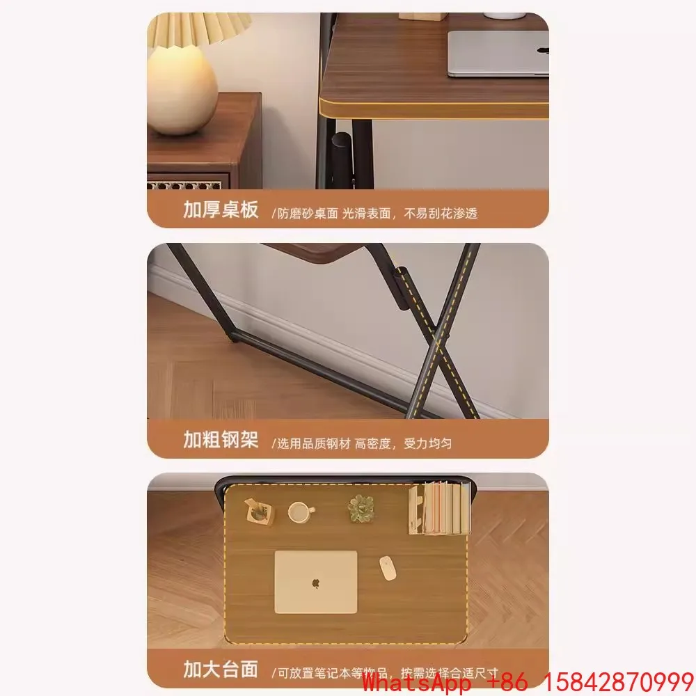 Scrivania per computer pieghevole per camera da letto
