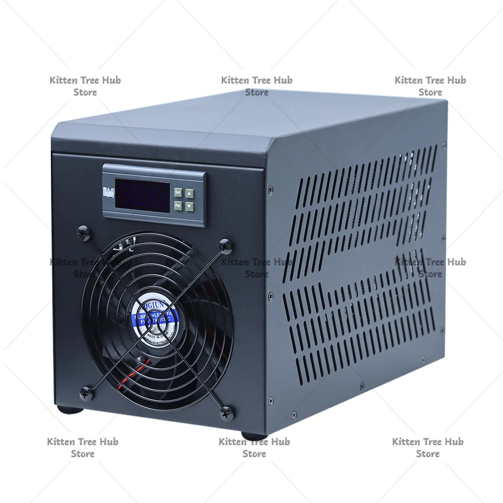 180W Aquarium Water Chiller 60L Fish Tank Cooler Heater System 10-40℃ Constant Temperature Device Sustainable Refrigeration