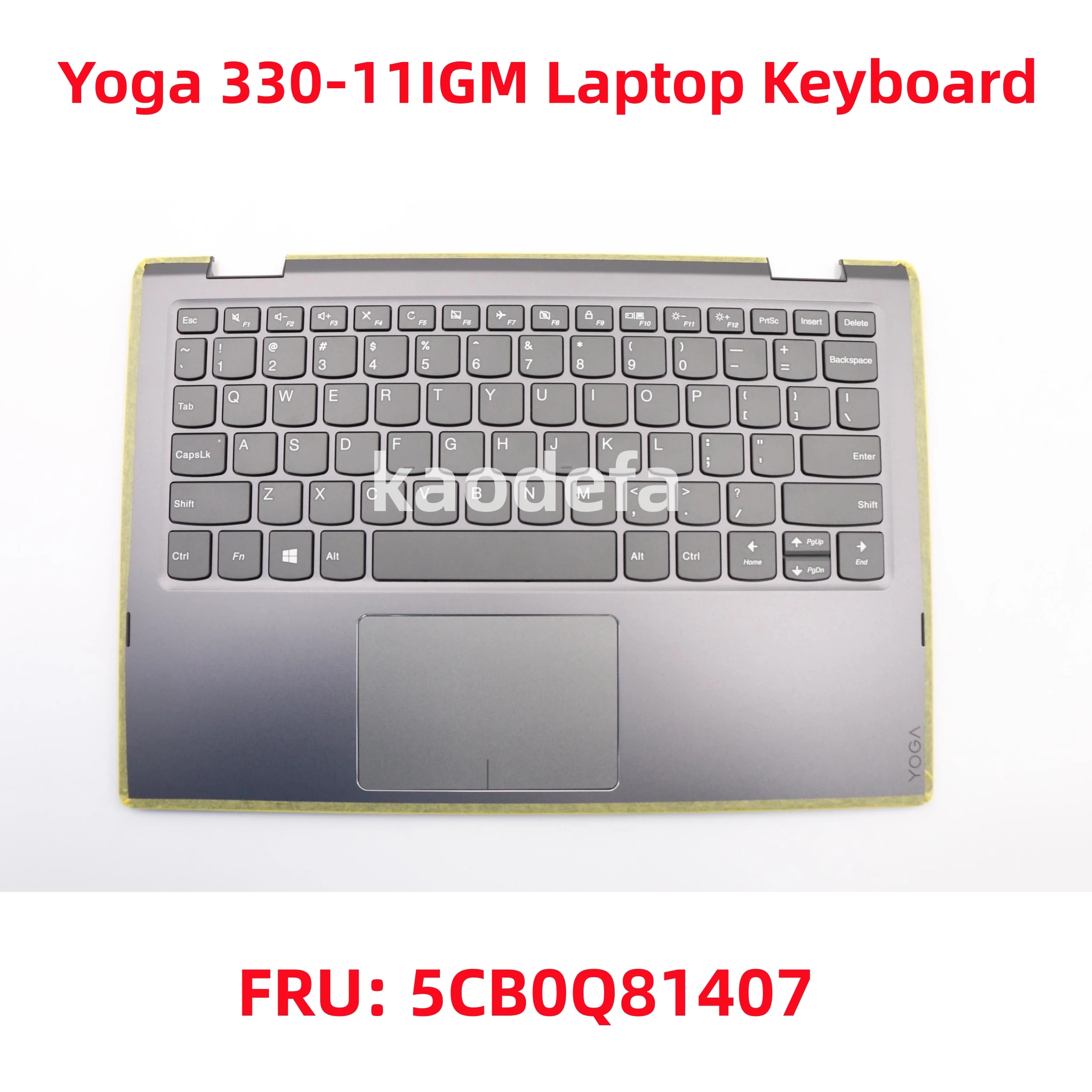 

For Lenovo ideapad Yoga 330-11IGM Laptop Keyboard FRU: 5CB0Q81407