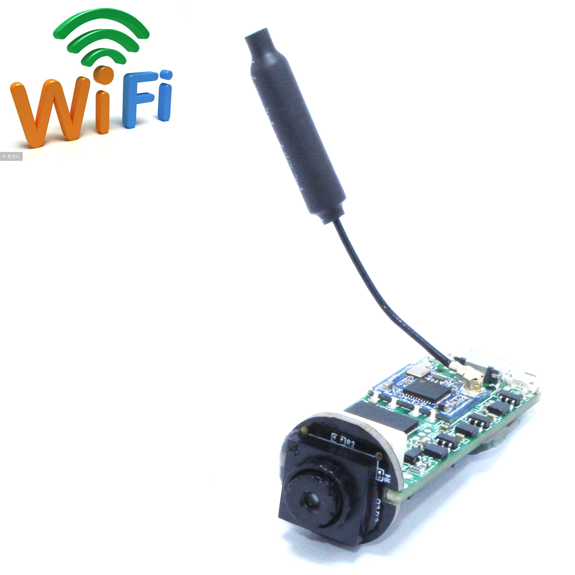 Câmera de Segurança Mini WiFi V380 de 3MP com Ângulo Amplo de 190 Graus para Casa, Babá Eletrônica, Animais de Estimação e Casa de Pássaros com Gravação de Áudio