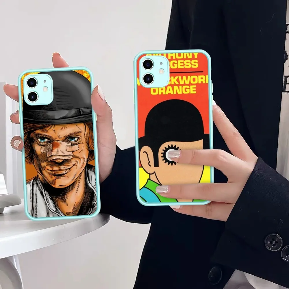 A Clockwork Orange Phone Case For IPhone 14 X XR XS 7 8 Plus 11 12 13 Pro MAX 13mini Matte Shockproof Case