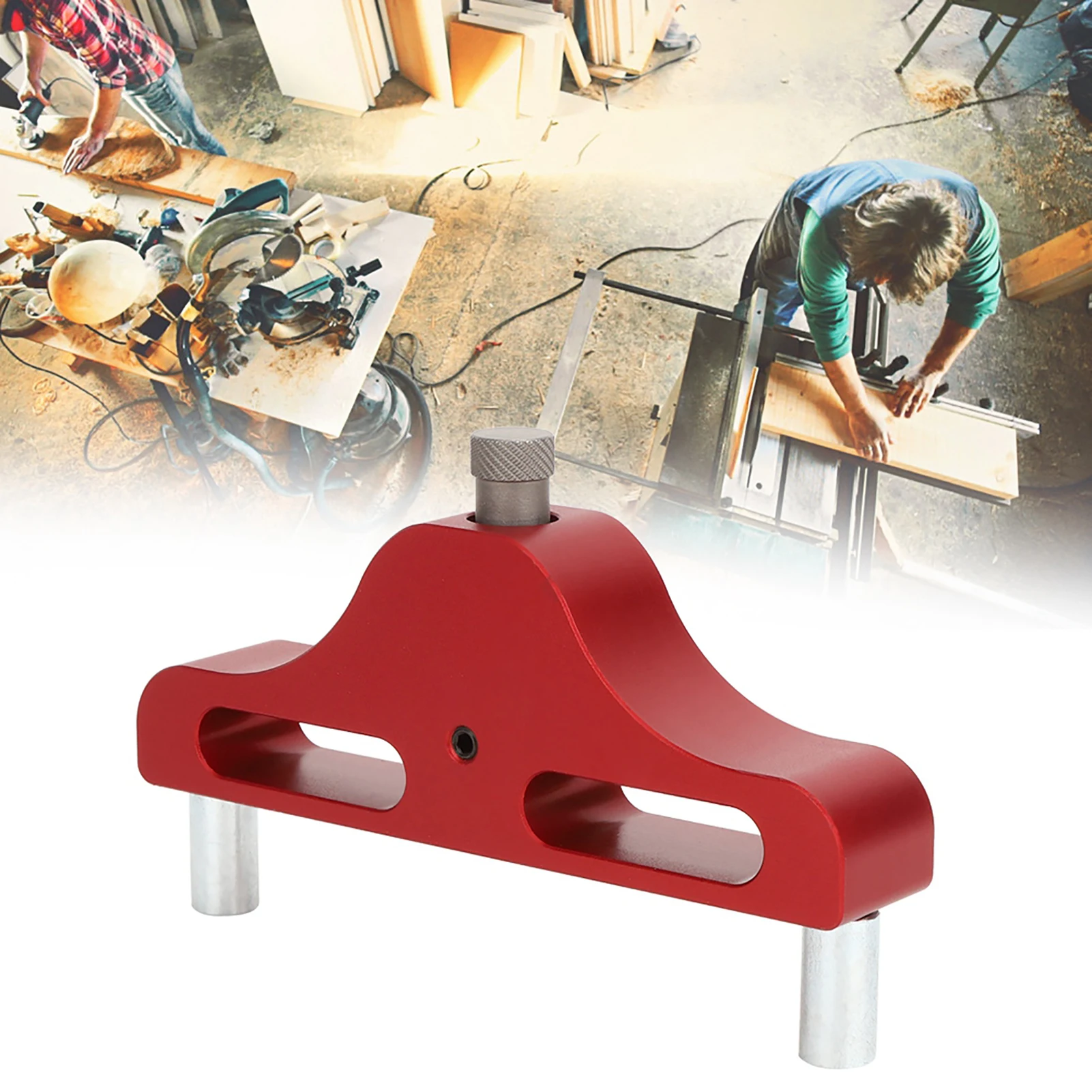 

Center Scriber Aluminum Alloy Woodworking Marking Center Finder Tool 95mm Blue/Red Center Scriber Woodworking Center Finder Tool
