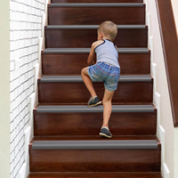 10m Non-Slip Stair Strip Self-Adhesive Stair Edge Strip Flexible PVC Stair Edge Strip