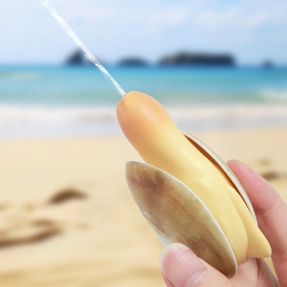 

Splashing Spray Simulated Geoduck Water Toy Press Easy To Fill Seafood Abalone Water Spray Toys Plastic Handheld