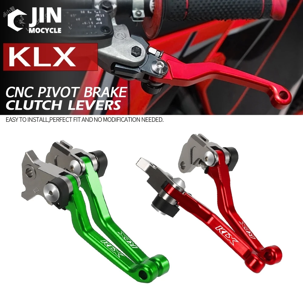 For KAWASAKI KLX 300R KLX 300 R 1996-2022 2023 2024 KLX300R Motorcycles Dirt Bike Pivot Foldable Brake Clutch Levers Accessories