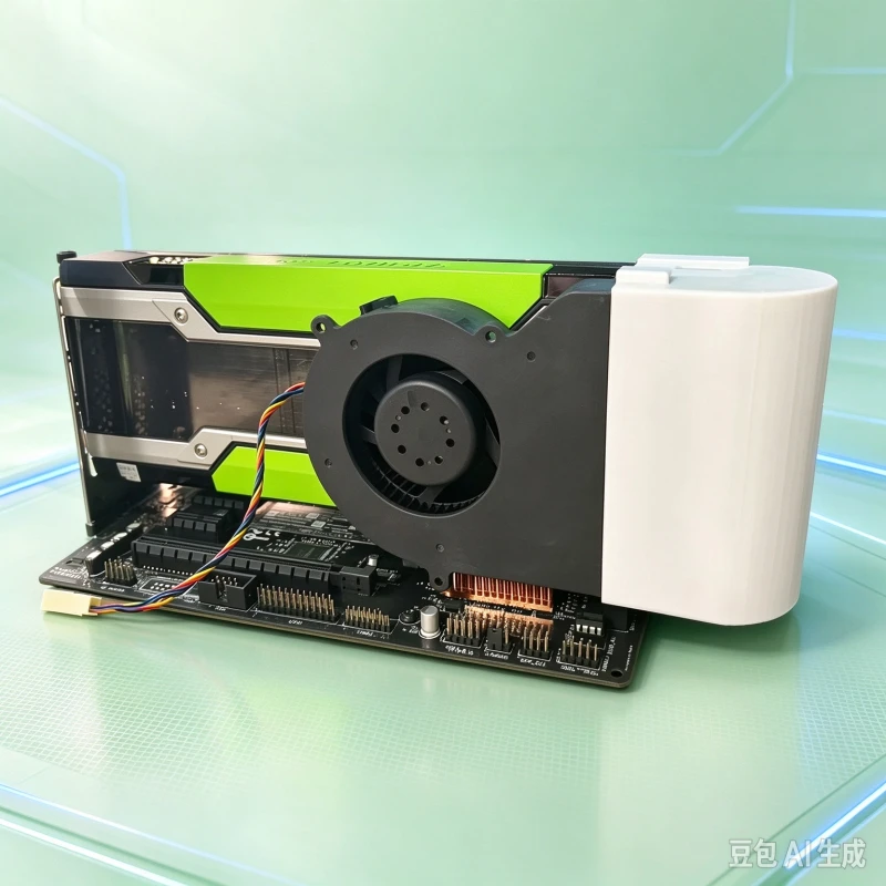 New A+ For NVIDIA For Tesla M10 M60 GPU Short U-Type Turbo Cooling Fan