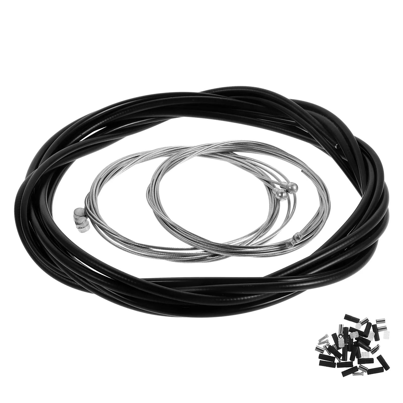 

Bike Brake Shift Cable Kit Durable Metal Precise Compatibility Bike Parts Easy Installation Safety Comfort Riding Experience