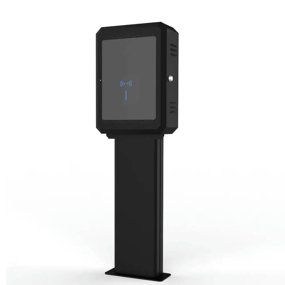 

New Outdoor IP65 Electric vehicle charging Protection Box for electric car post ev charger floor standing