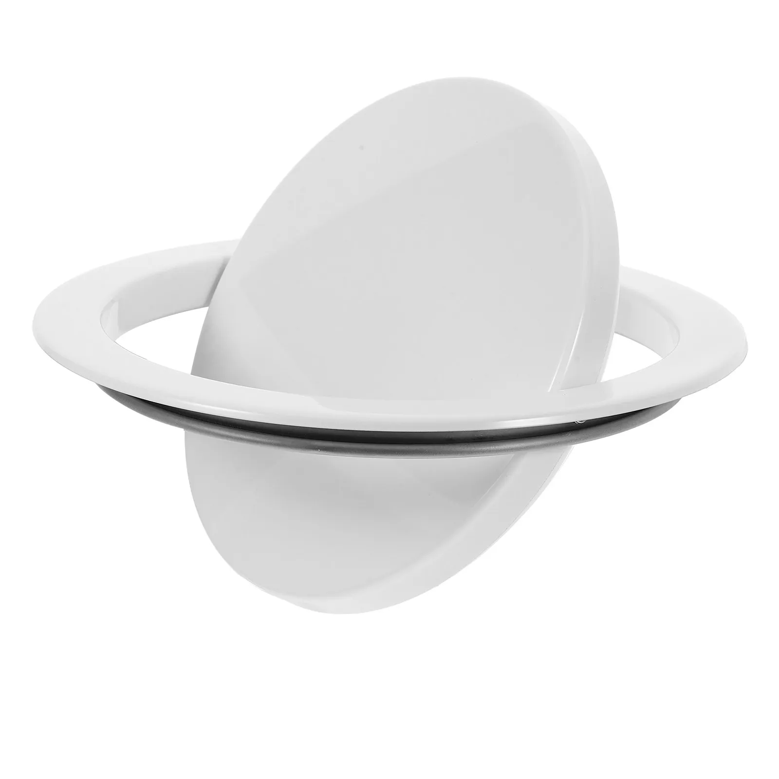 

Recessed Trash Bin Cover Stainless Steel Swing Flap Lid for Home Kitchen Countertop Bathroom Sink Embedded Trash Grommet