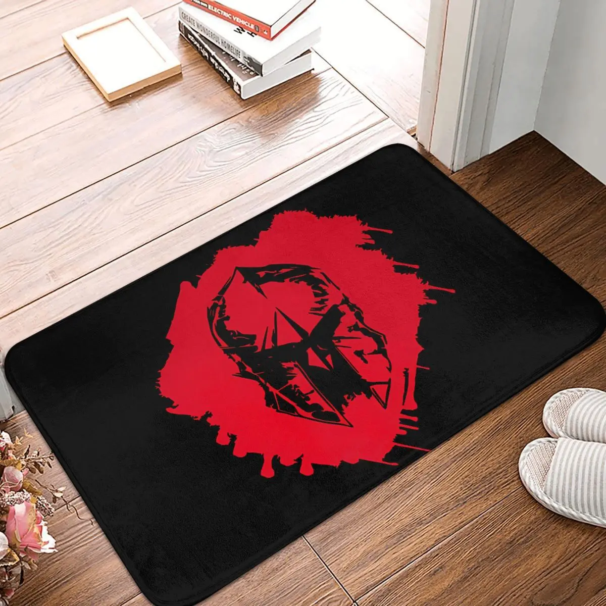 Spartan Cartoon Bath Mat Red Doormat Kitchen Carpet Outdoor Rug Home Decoration