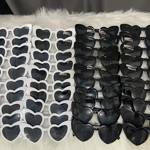Imagen 2 del producto 40 Uds. Gafas en forma de corazón, regalo de cumpleaños para fiesta de boda, regalo de cumpleaños, suministros para fiesta de despedida de soltero, regalo de Navidad y Halloween
