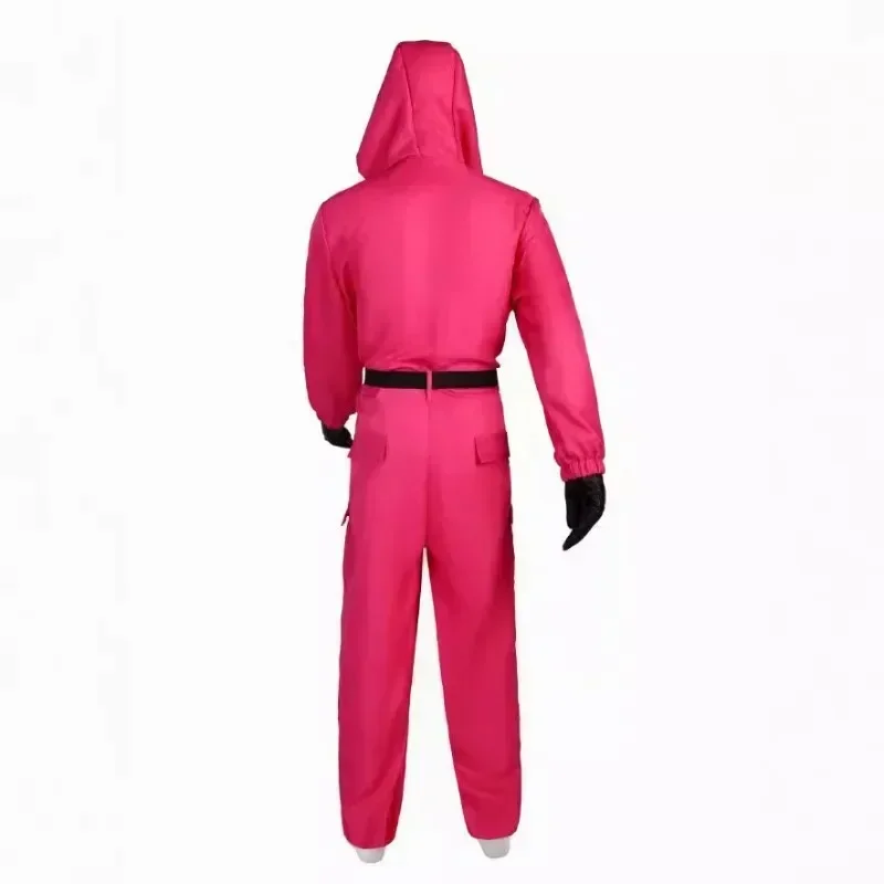 Urso casa aa vermelho calamari jogo macacão cosplay festa agasalho roupas adereços role play traje clássico de ko novo 2025 wkd001