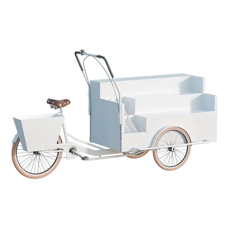 LMM tricycle snack mobile stall car night market display stand flower car street decoration