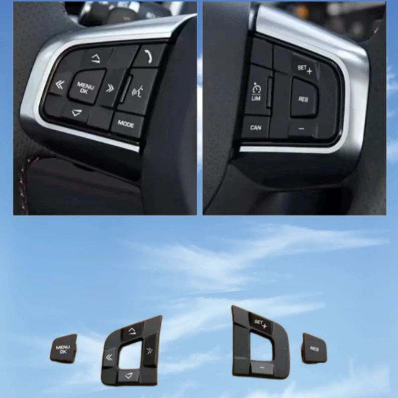 For Land Rover Discovery Sport Jaguar XE XF Steering Wheel Multi-function Button Steering Wheel Switch Button Cover