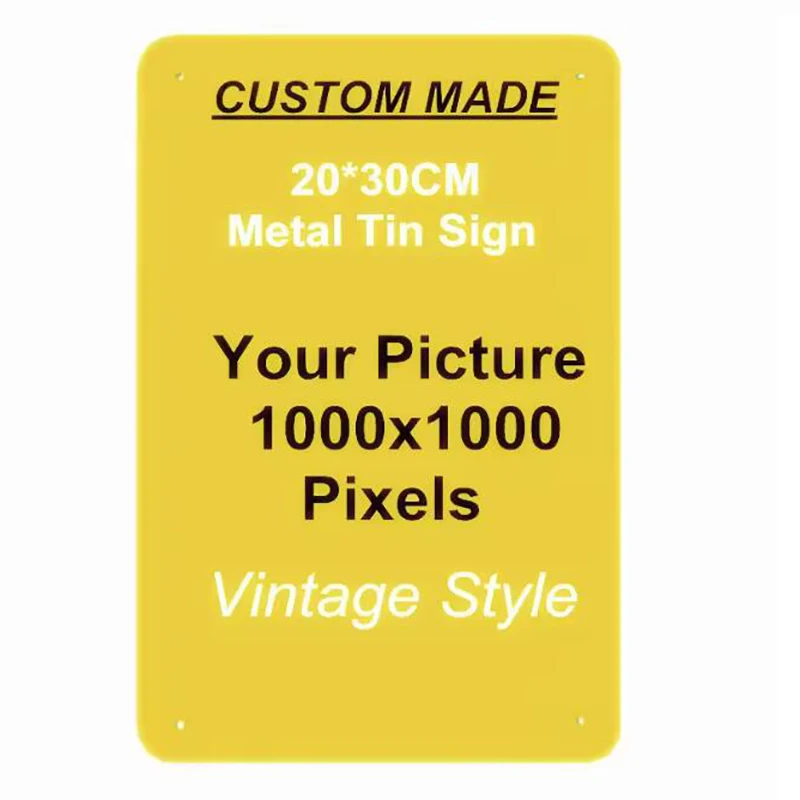 CustomedCustomed Metal Sign Pub Wall Decoration Garage Decoration Tin Sign Posters