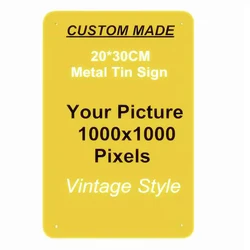 CustomedCustomed Metal Sign Pub Wall Decoration Garage Decoration Tin Sign Posters