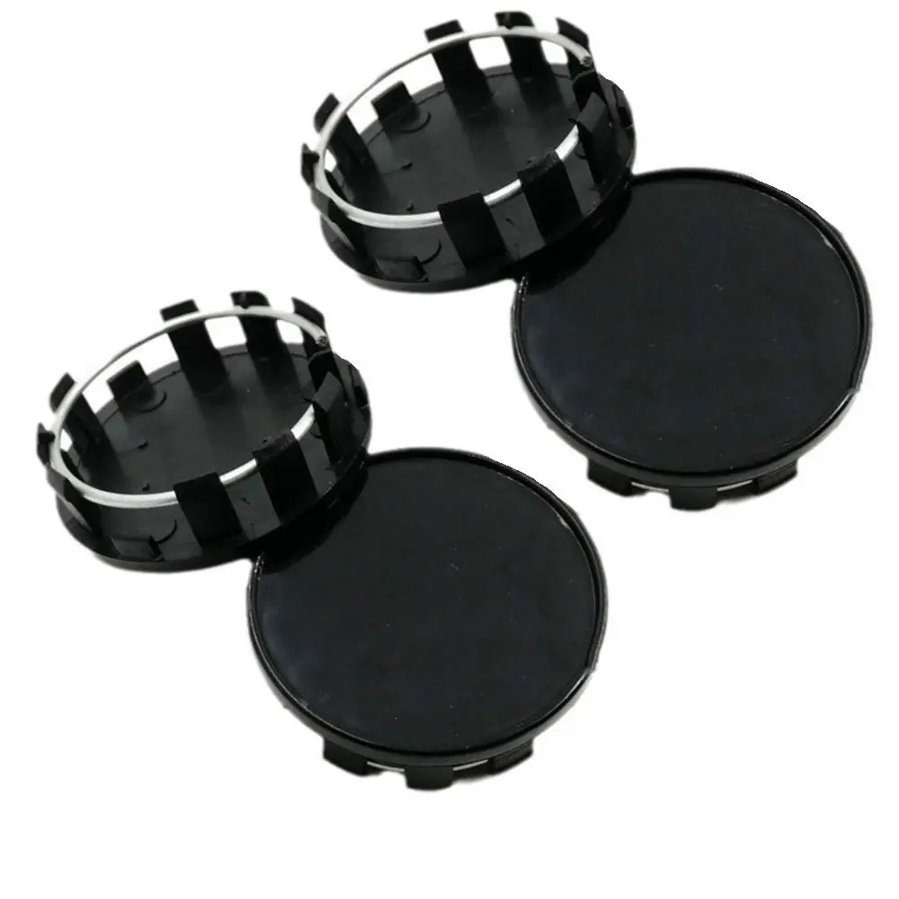 4Pcs Replacement Universal Wheel Center Caps Dust-proof Outer 54MM Rim Hub Caps ABS Inner 50MM Wheel Badge Covers Cars
