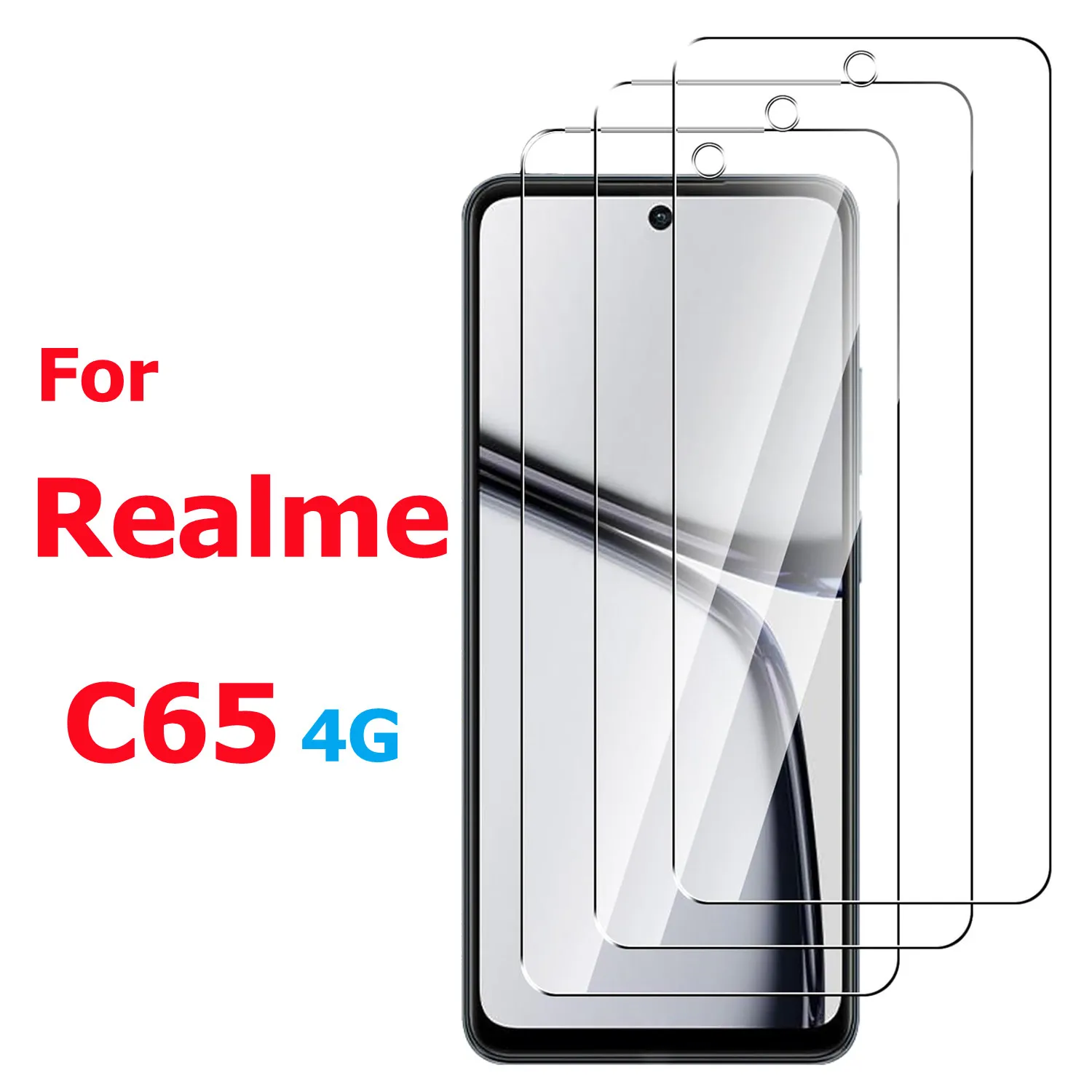 For Realme C65 4G tempered glass high-definition anti drop function intelligent screen protector glass film