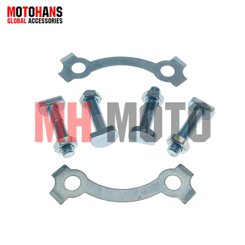 REAR SPROCKET INSTALL BOLT M8*38MM WITH WITH RETAINER LOCKER FOR HJ125-7 GN125 GS125 4