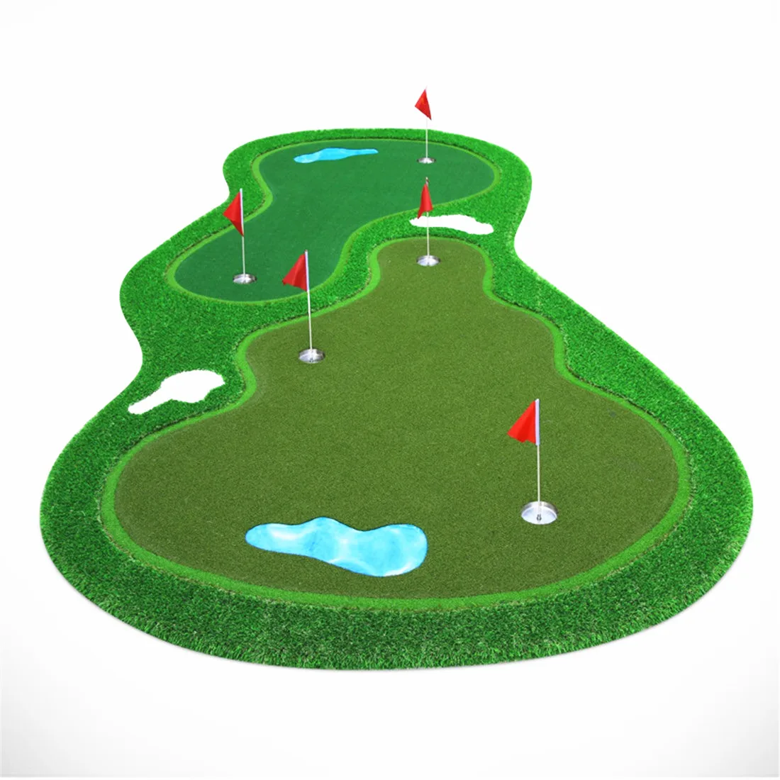 2026 Portable Indoor/Outdoor Golf Hitting Mat - Mini Golf Practice Training, Game and Gift for Home, Office, Outdoor Usepromote