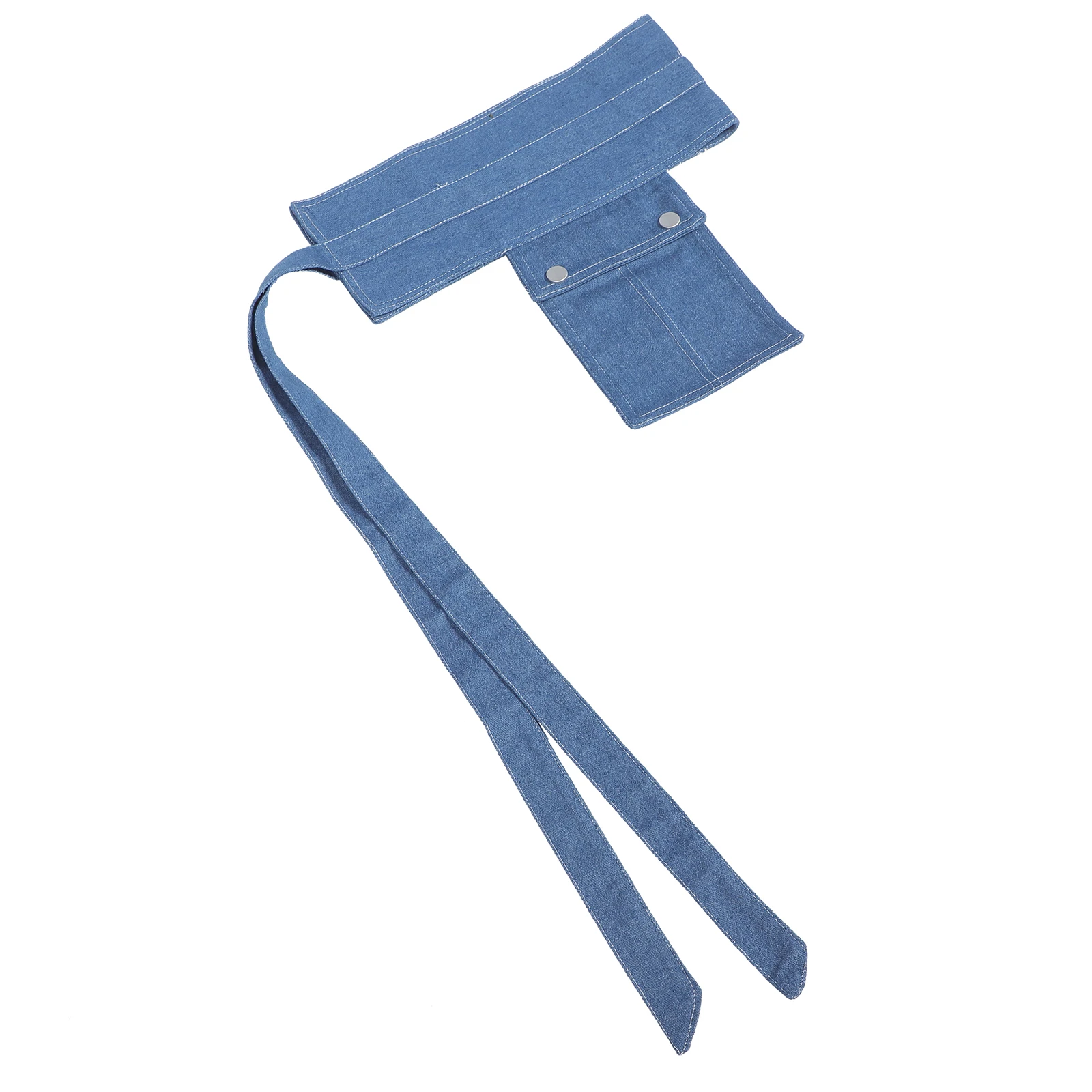 

Decorative Waist for Women Denim Wide Belt with Pocket Design Fashion Everyday Women Denim Belt Occasions