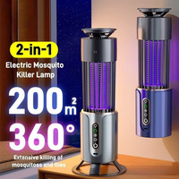 USB Timing Electric Mosquito Swatter Safe Mosquito Killer Lamp Insect Fly Trap Home Outdoor Camping Insect Repellent lamp 2025