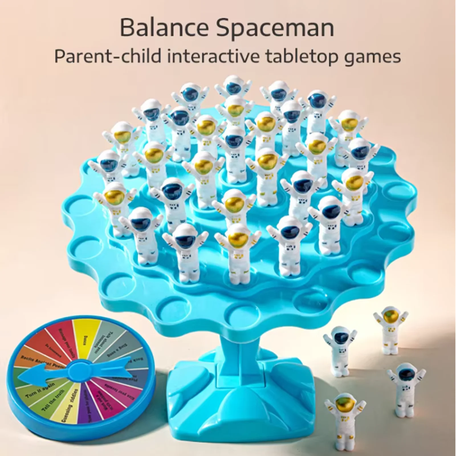 우주 비행사 밸런스 트리 테이블 게임, 듀오 대화형 집중력, 논리적 사고 게임