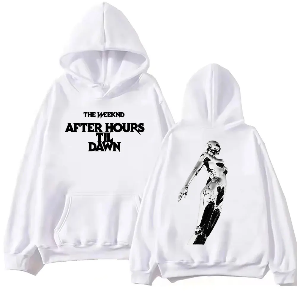 The Weeknd After Hours Til Dawn Tour 2026 Graphic Hoodies Fashion Hip Hop Hooded Sweatshirts Men Women Casual Loose Pullovers