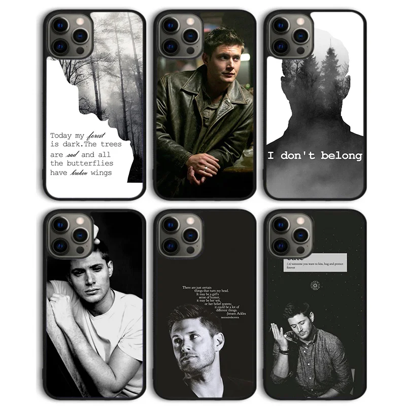 dean winchester supernatural Phone Case Back Cover for iPhone 16 15 SE2020 14 13 11 12 Pro Max mini XS XR PlusS Shell Coque