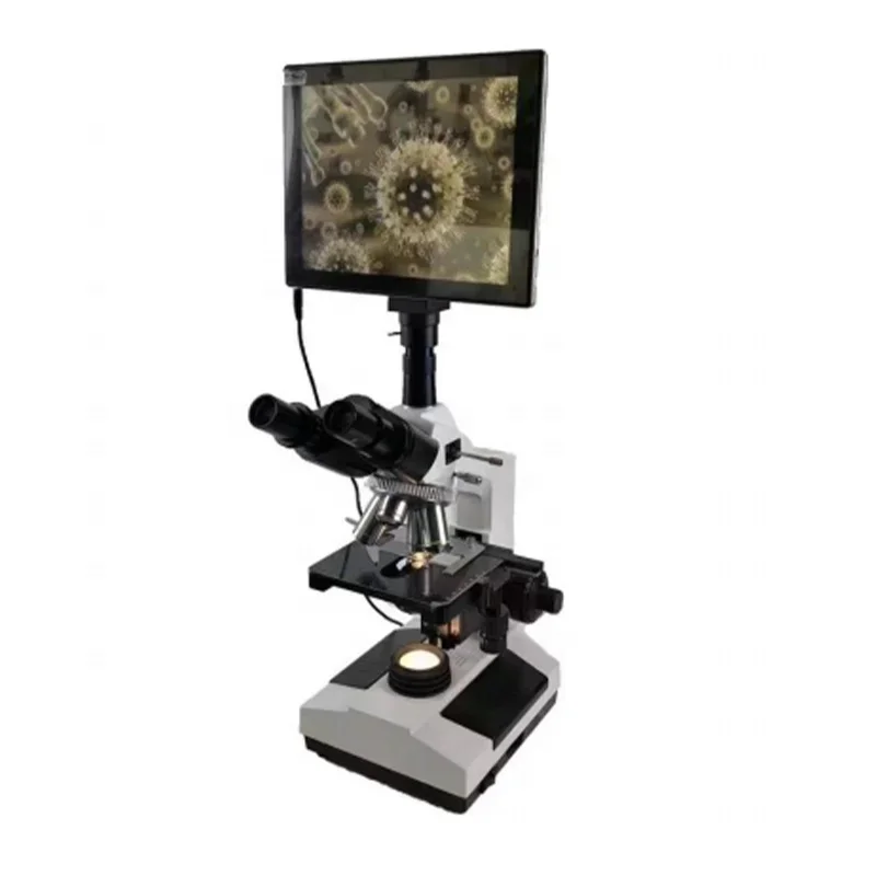 Vet Medical Digital Laboratory Biological Microscope Price Portable Professional Veterinary Trinocular Microscope With