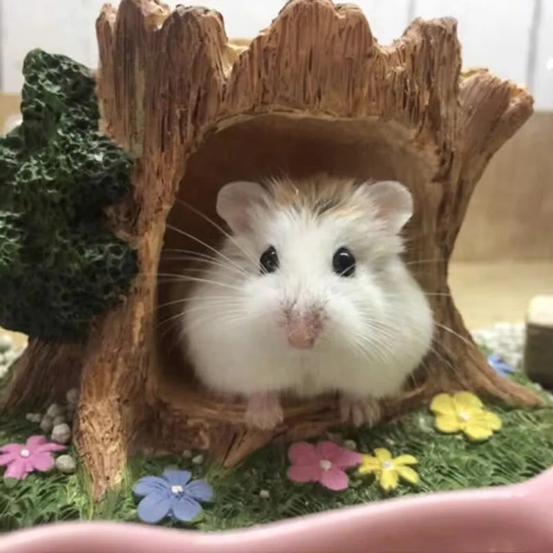 Miniatur Dekorasi Meja Resin Lubang Pohon Hutan Ajaib untuk Dekorasi Rumah Kantor, Ornamen Kerajinan Terinspirasi Alam, dan Ide Hadiah