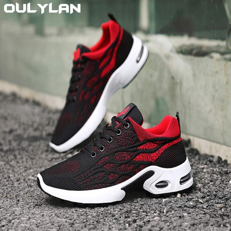 

Oulylan Fashion Sports Running Shoes Outdoor Light Mesh Designer Man Casual Sneakers Antiskid Breathable Walking Fashion Tennis