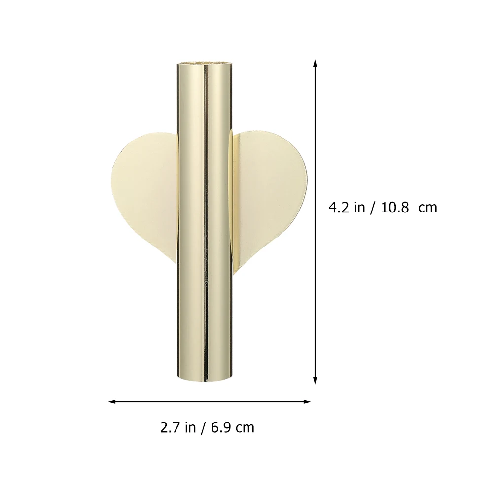 

Wall Mounted Metal Vase Home Decor Plant Pot Small Flowers Flower Holder Easy Install Punching