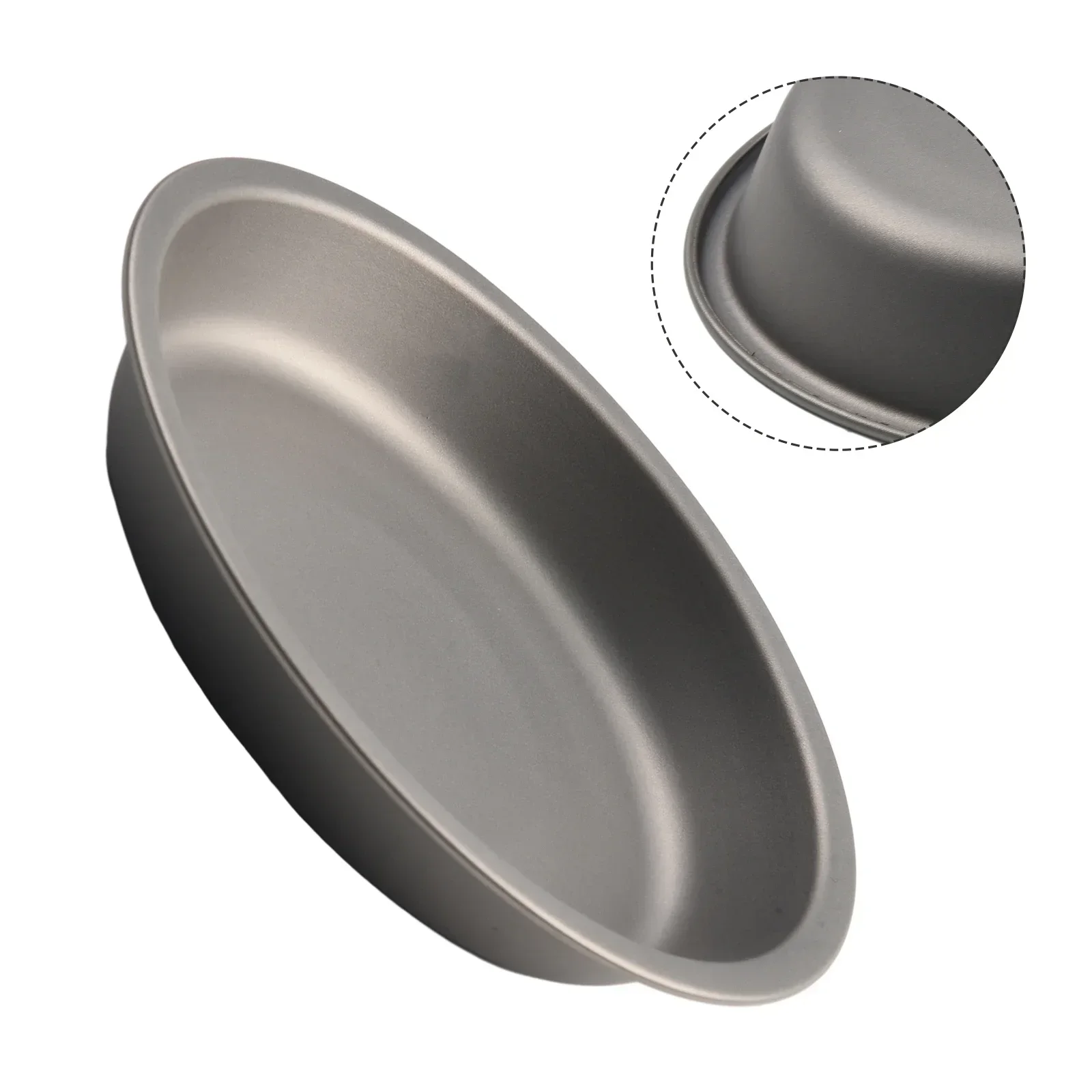 Bowl Dish Plate Garden Indoor Office Outdoor Smooth 1 Pc 140 * 25mm 42g Accessories Lightweight Strong Titanium