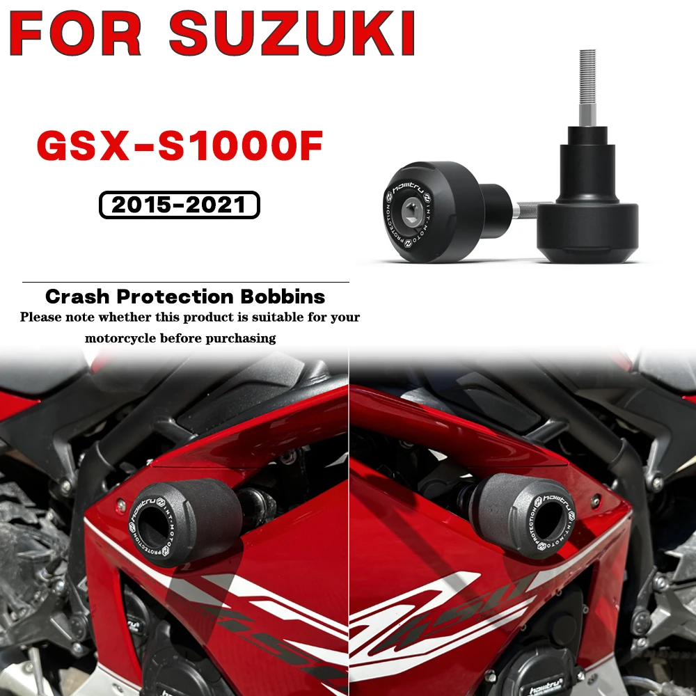 

For SUZUKI GSX-S1000F FT FZ 2015-2021 Motorcycle Frame Crash Protection Sliders Falling Protector Kit Engine Protect Bobbins