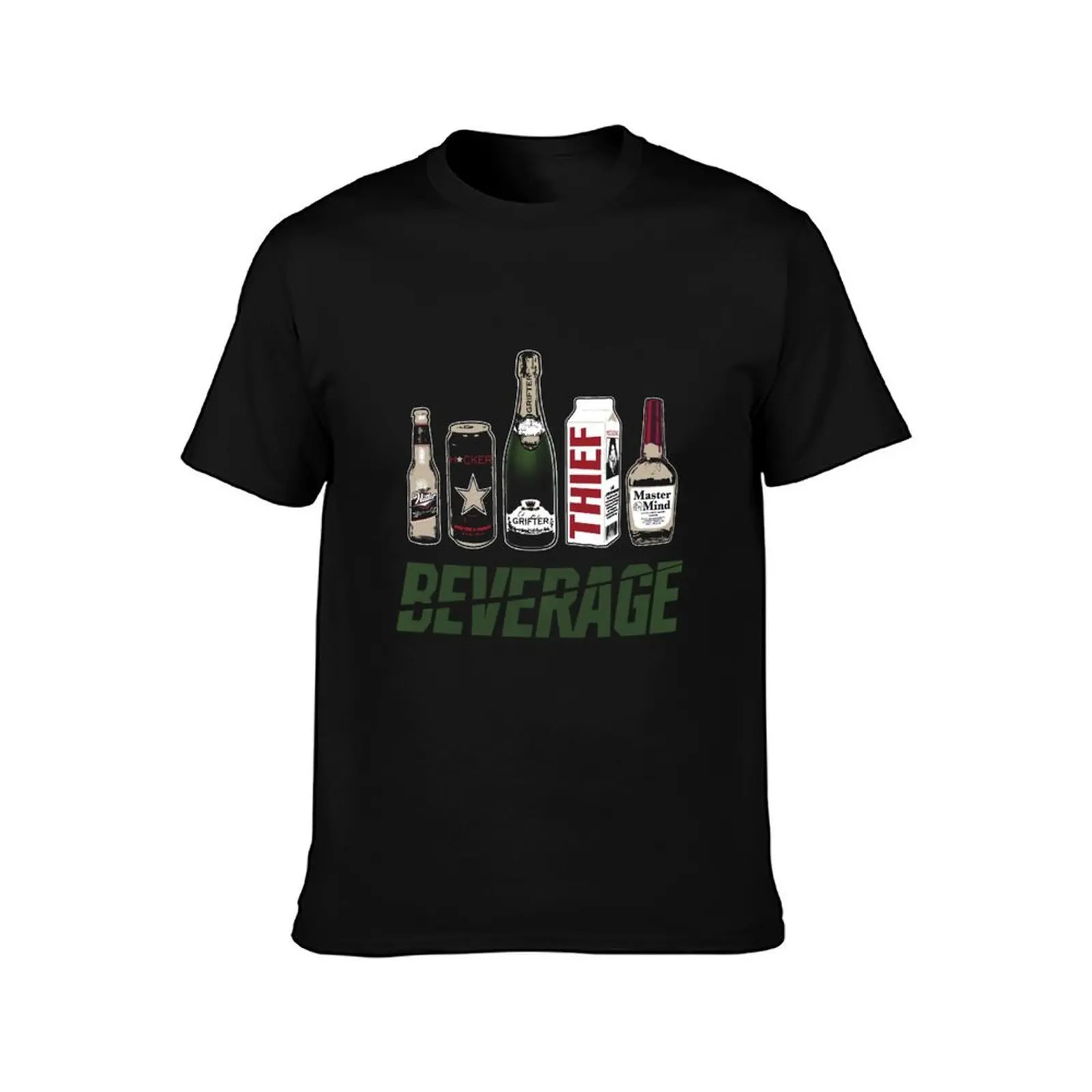 We Provide... Beverage T-Shirt, Summer Casual Cotton Tee, Oversized Streetwear Tops, Vintage Graphic Print, Unisex Men Women
