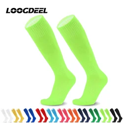 LOOGDEEL Long Tube Football Socks Towel Bottom Adult Anti Slip Sweat Absorbing Sports Thick Men Children High Tube Soccer Sock