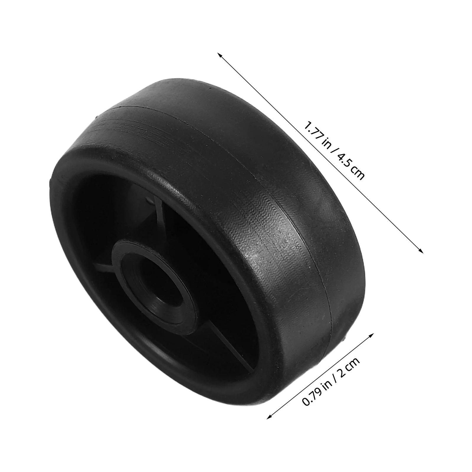 4 قطعة معدات اللياقة البدنية عجلة دوارة عجلة بلاستيكية شديدة التحمل لدراجة ممارسة المشي قطع غيار عالمية لصالة الألعاب الرياضية المنزلية #6