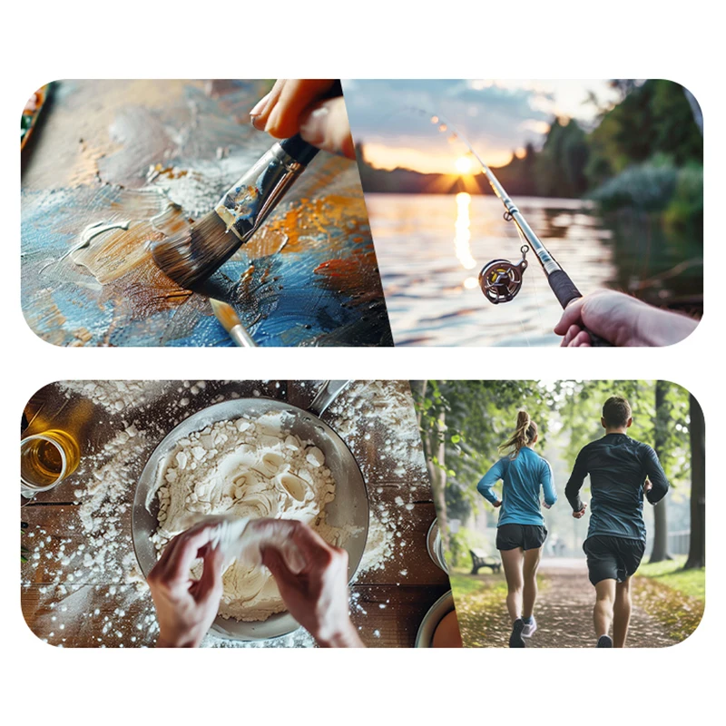 Zestaw Uniwersalny do Kamery Sportowej: Pasek na Głowę, Pasek na Klatkę Piersiową, Regulowane Uchwyty do Telefonu i Kamery Sportowej