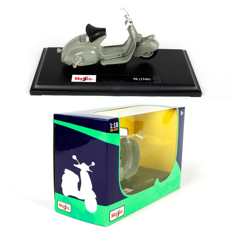 1:18 Alloy Motorcycle Diecast Model Toy For Kids Birthday Gift Toys Collection Original Box