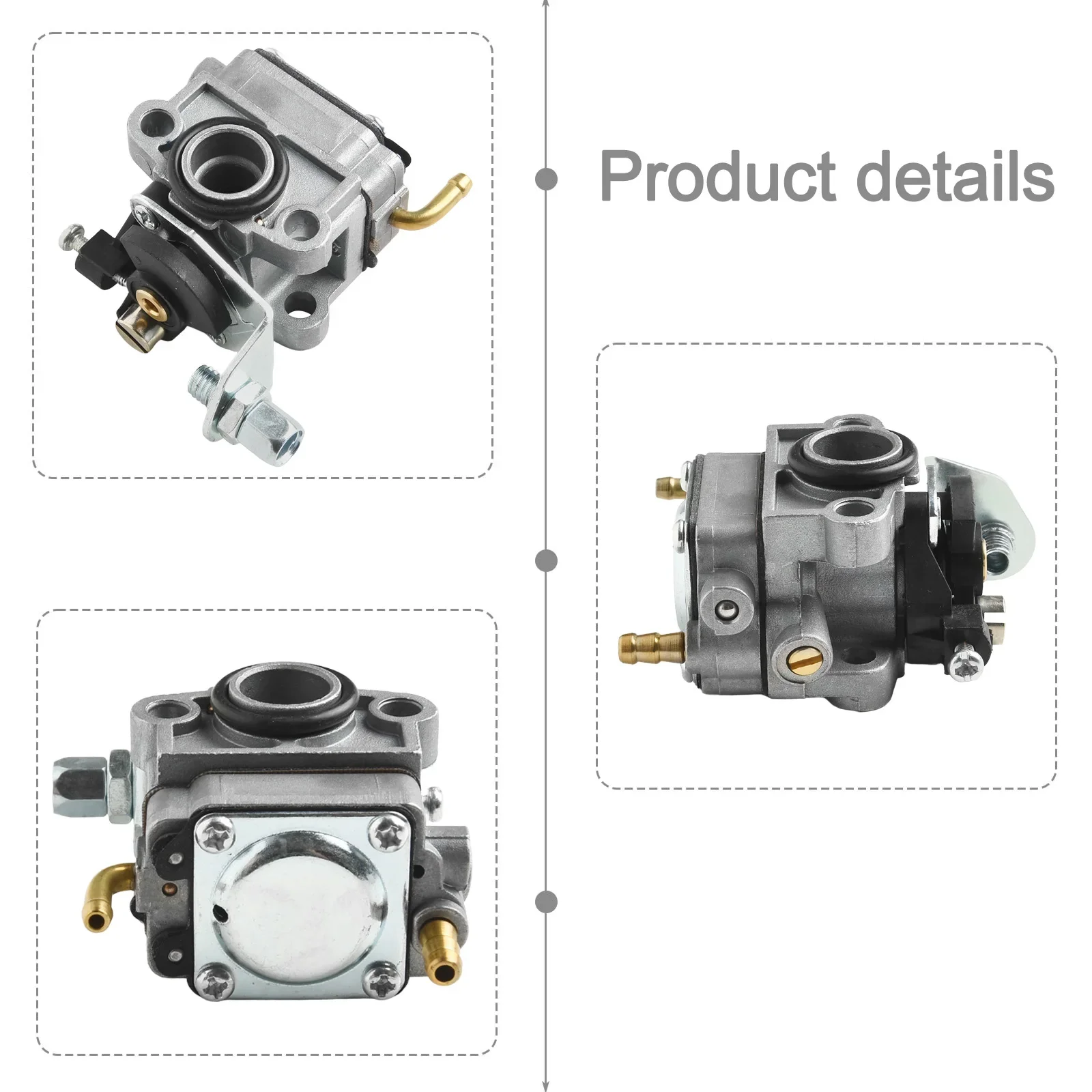Carburetor Replacement for TTL488GDO 2 IN 1 Multi Tool Compatible with Standard Air Bleed Orifice and Emulsion Tube