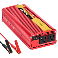 Inverters 12V,  24V 60HZ 600W 1500W 2000W 2500W, portable vehicle-mounted household frequency converter, universal socket