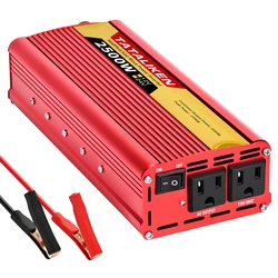 Inverters 12V, 24V 60HZ 600W 1500W 2000W 2500W, portable vehicle-mounted household frequency converter, universal socket