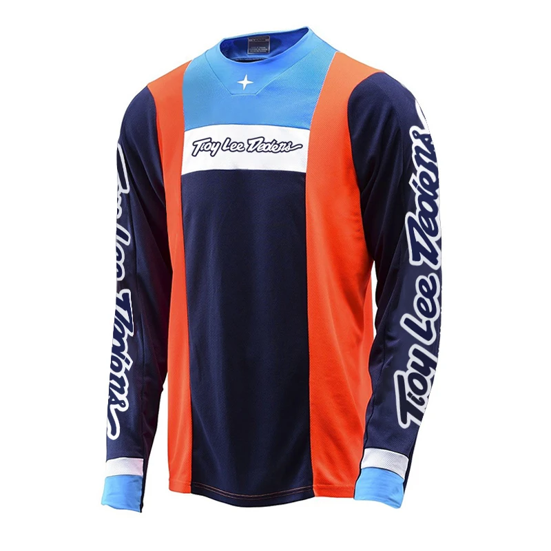 Free shipping MTB stars motorcycle mountain bike team downhill jersey off-road DH MX bike shirt off-road mountain bike suit