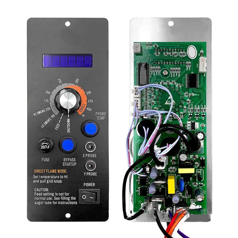 Digital Thermostat Controller Kit For Campchef Wood Pellet Grills With RTD Temperature Probe Sensor And Ignitor