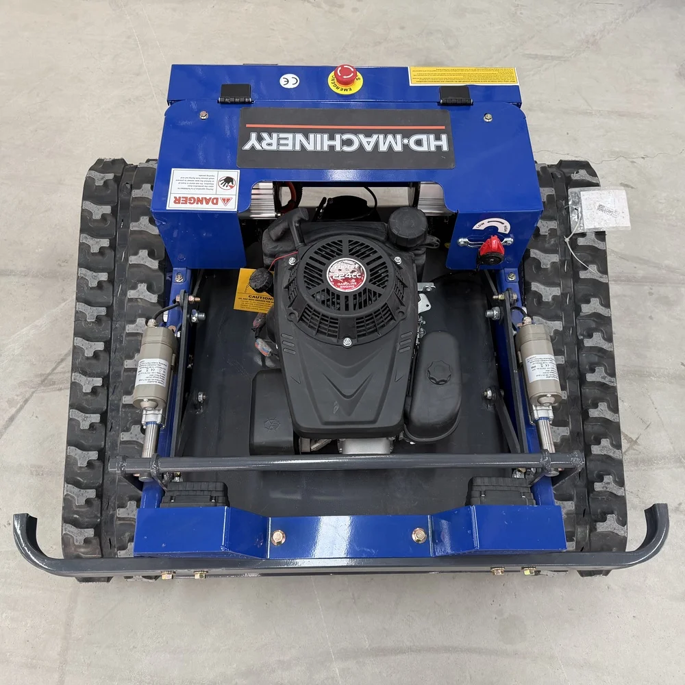 

Профессиональная беспроводная промышленная газонокосилка с дистанционным управлением, 4-тактным двигателем и усиленным плоским лезвием для стрижки густой травы